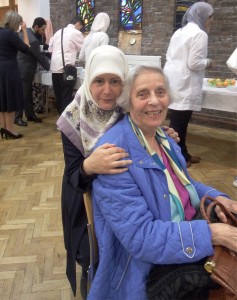 Kosher Iftar - an Alyth member and a guest who came from the same town of Ahwaz in Sothern Iraq